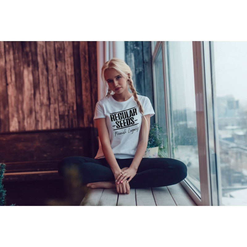 Regular Seed's Unisex White T-shirt - Graines de cannabis régulières - Merch