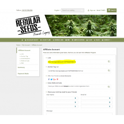 Conviértete en afiliado - Semillas de marihuana regulares - Distribution